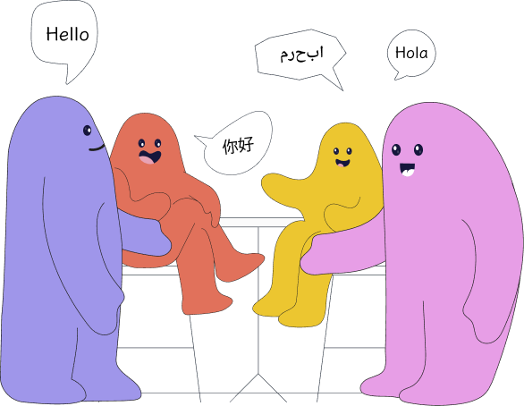 network of connected souls